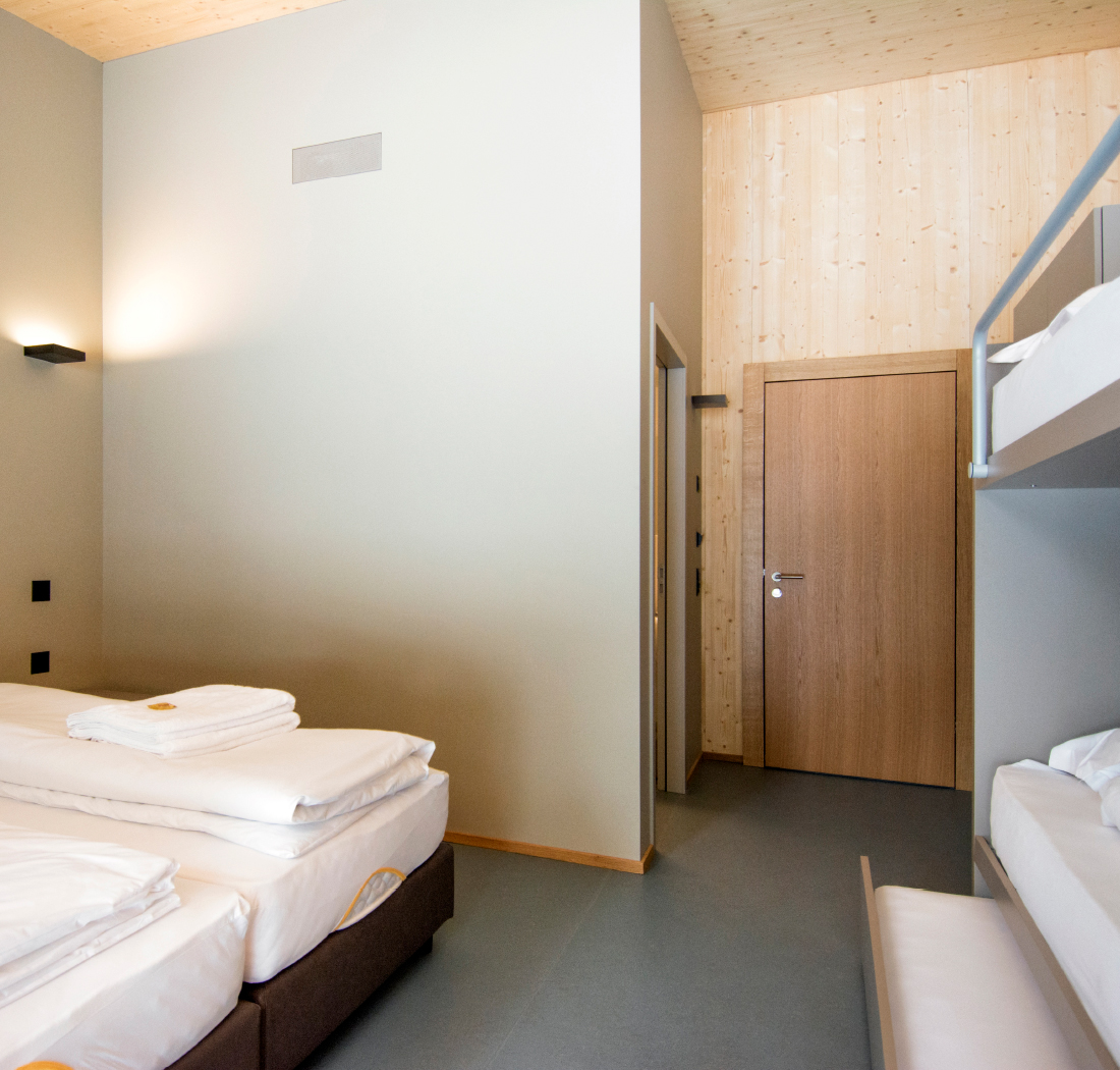 quadruple room e camera quadrupla campra alpine lodge & Spa