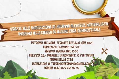 Caccia alle erbe commestibili